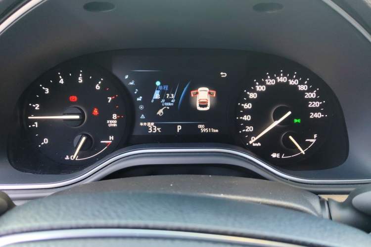 Used Toyota Avalon 2019 2.0L Luxury Edition China VI Standard Odometer Close Up