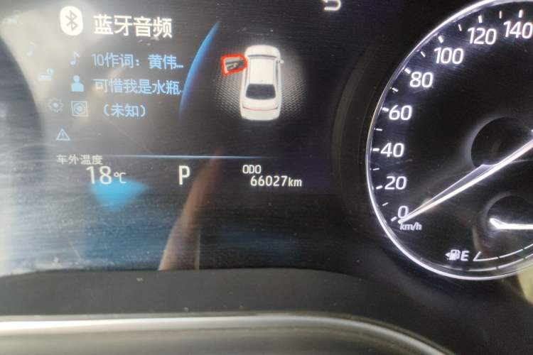 Used Toyota Avalon 2019 Dual-Engine 2.5L XLE Prestige Version China VI Standard Odometer Close Up