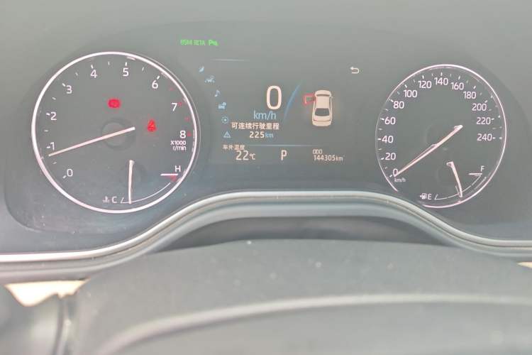 Used Toyota Avalon 2019 2.5L Touring Premium Version China VI Standard Odometer Close Up