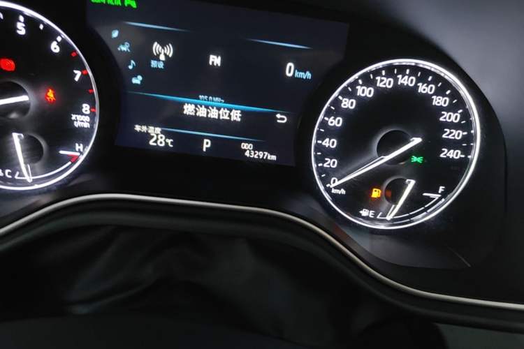 Used Toyota Avalon 2019 2.0L XLE Premium Edition China VI Odometer Close Up