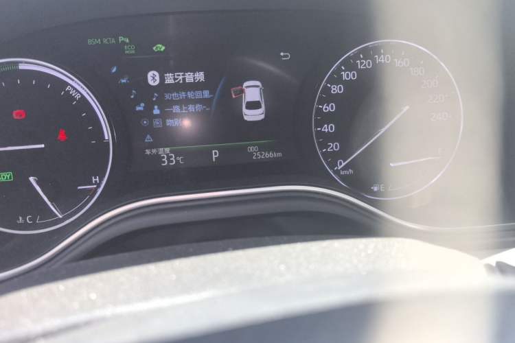Used Toyota Avalon 2019 Dual-Engine 2.5L XLE Prestige Version China VI Standard Odometer Close Up