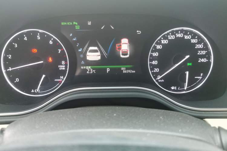 Used Toyota Avalon 2019 2.5L Touring Premium Version China VI Standard Odometer Close Up