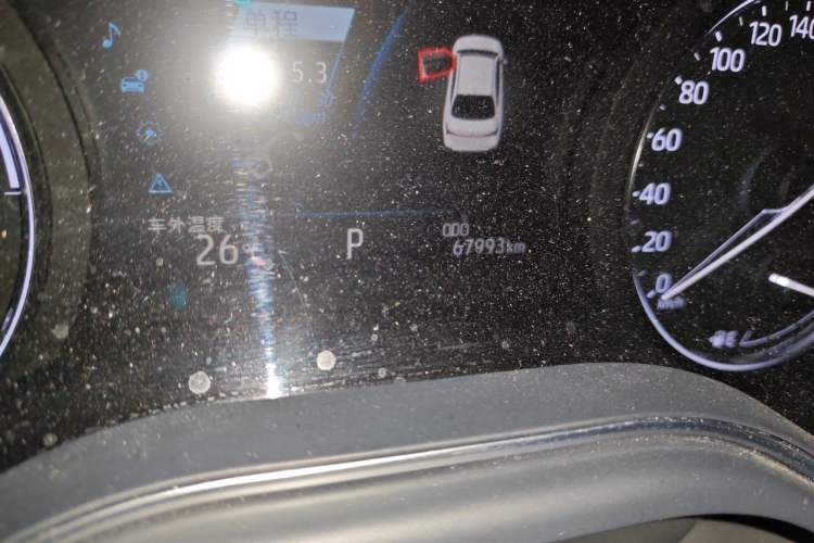 Used Toyota Avalon 2019 Dual-Engine 2.5L Luxury Edition China V Standard Odometer Close Up