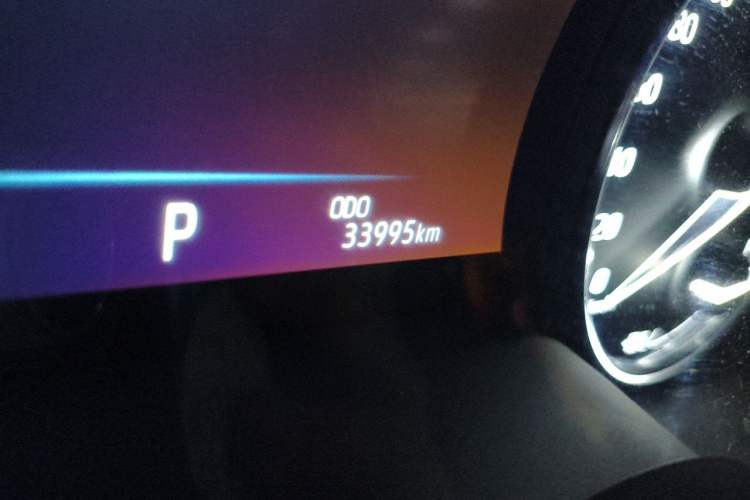 Used Toyota Avalon 2019 2.0L XLE Premium Edition China VI Odometer Close Up