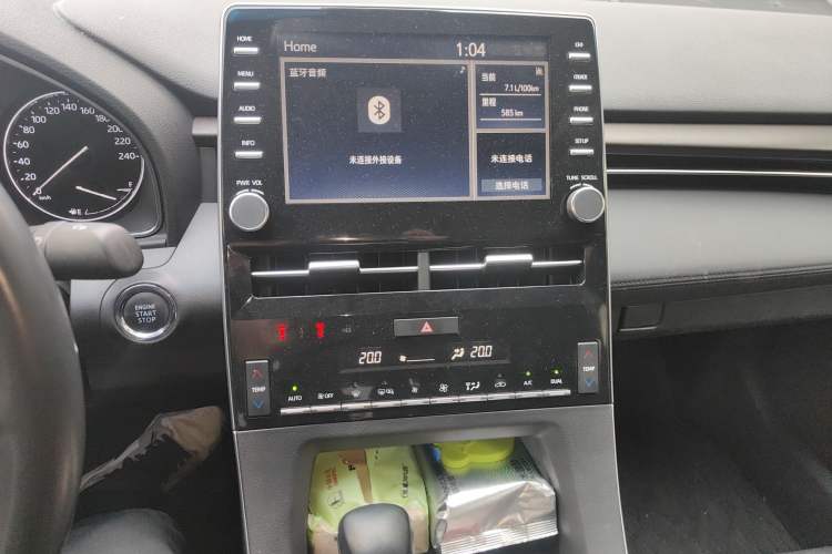 Used Toyota Avalon 2019 2.0L XLE Premium Edition China VI Audio And AC Panel