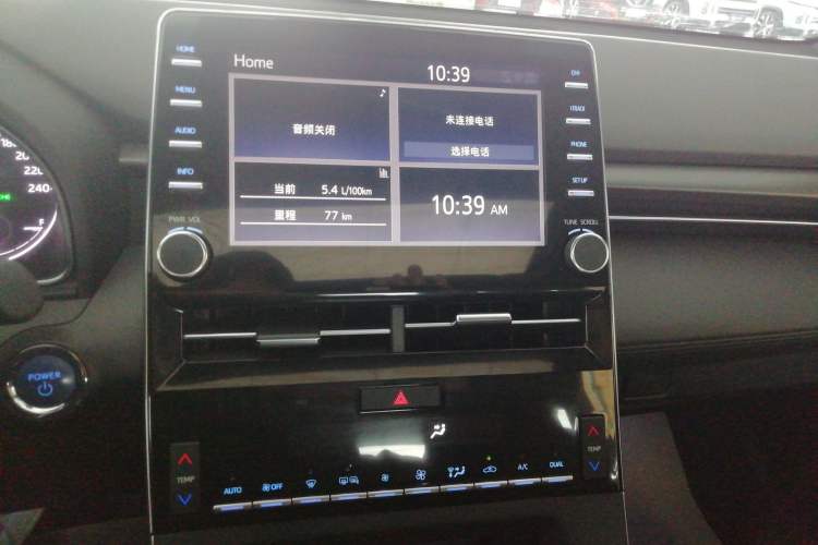 Used Toyota Avalon 2019 Dual-Engine 2.5L Luxury Edition China VI Standard Audio And AC Panel