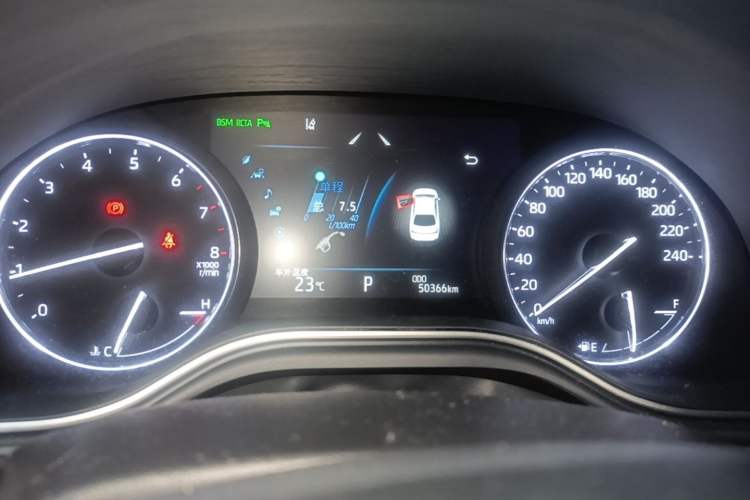 Used Toyota Avalon 2019 2.0L XLE Premium Edition China VI Odometer Close Up