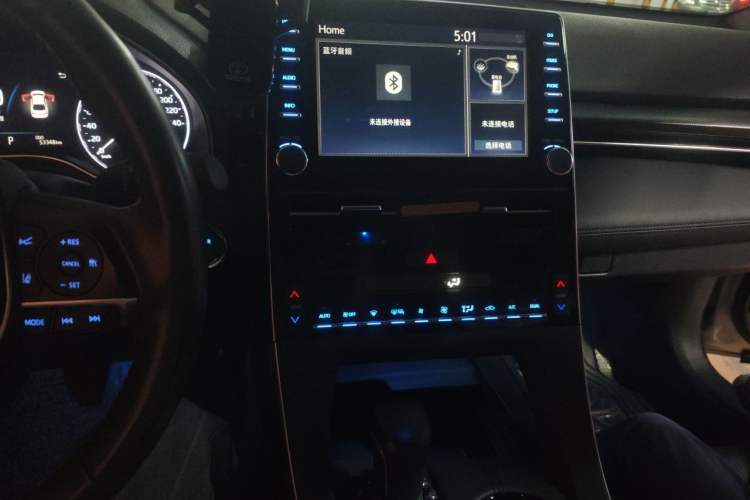 Used Toyota Avalon 2019 Dual-Engine 2.5L Luxury Edition China VI Standard Audio And AC Panel