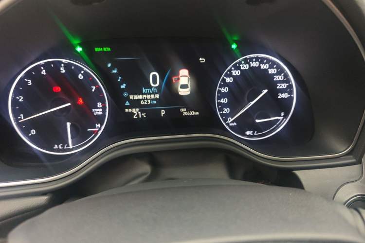 Used Toyota Avalon 2019 2.0L XLE Premium Edition China VI Odometer Close Up