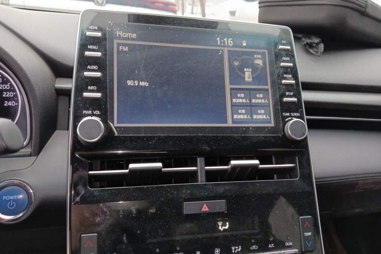 Used Toyota Avalon 2019 Dual-Engine 2.5L Luxury Edition China VI Standard Audio And AC Panel