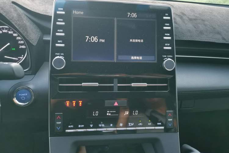 Used Toyota Avalon 2019 Dual-Engine 2.5L Luxury Edition China VI Standard Audio And AC Panel