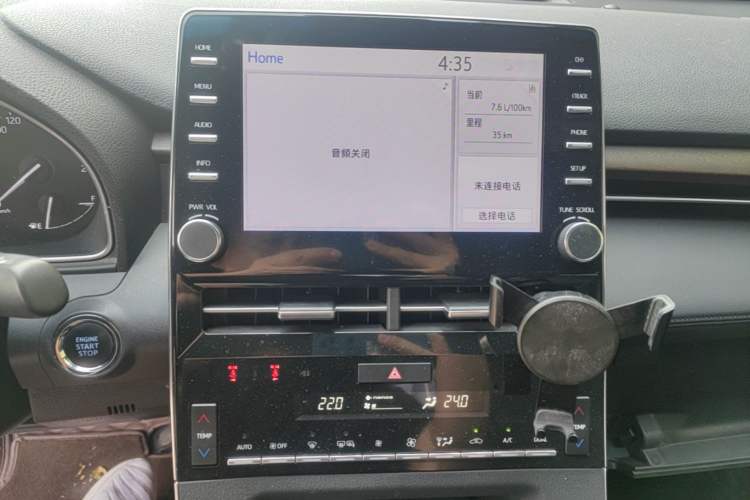 Used Toyota Avalon 2019 2.0L Luxury Edition China VI Standard Audio And AC Panel