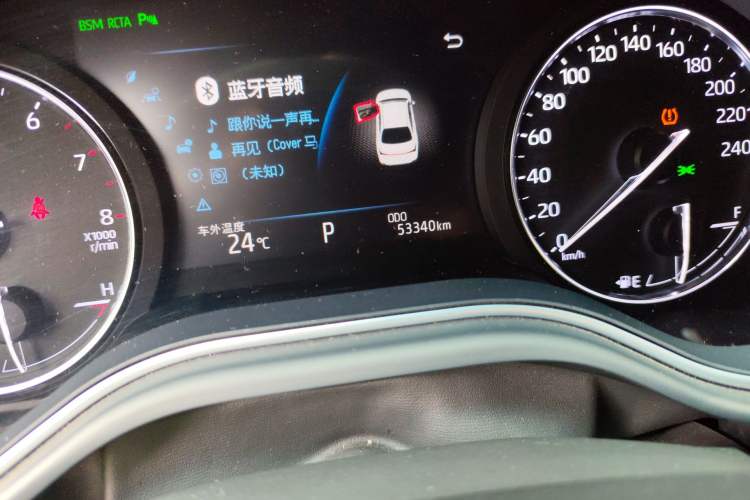 Used Toyota Avalon 2019 2.5L Touring Premium Version China VI Standard Odometer Close Up