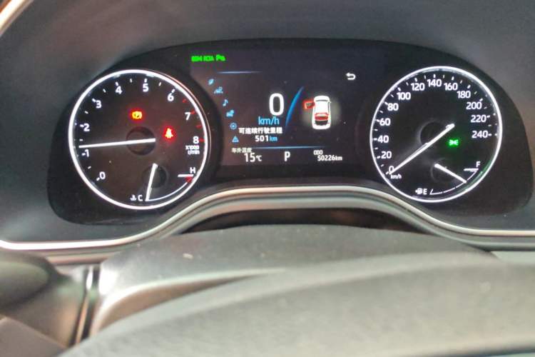 Used Toyota Avalon 2019 2.0L XLE Premium Edition China VI Odometer Close Up