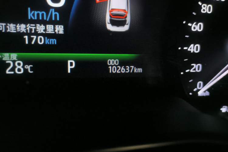 Used Toyota Avalon 2019 2.5L Ambition Version China VI Standard Odometer Close Up