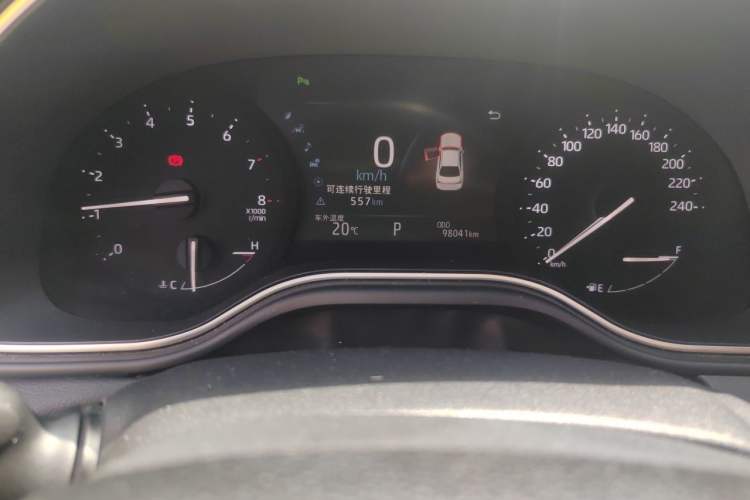 Used Toyota Avalon 2019 2.0L XLE Premium Edition China VI Odometer Close Up