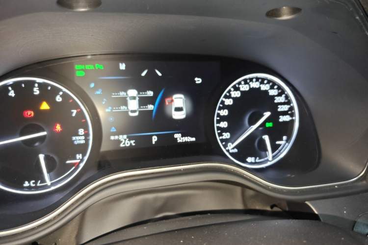 Used Toyota Avalon 2019 2.0L XLE Premium Edition China VI Odometer Close Up
