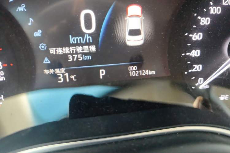 Used Toyota Avalon 2019 2.0L Luxury Edition China VI Standard Odometer Close Up