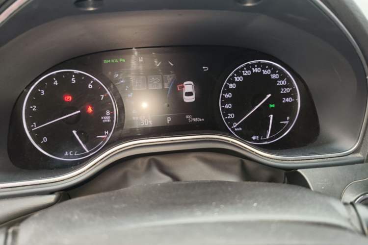 Used Toyota Avalon 2019 2.0L XLE Premium Edition China VI Odometer Close Up