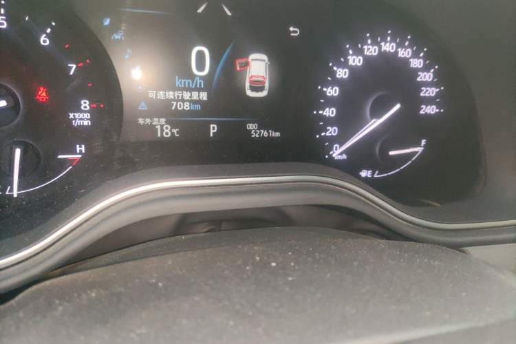 Used Toyota Avalon 2019 2.0L Luxury Edition China VI Standard Odometer Close Up
