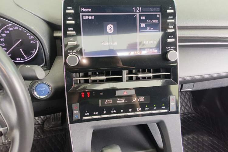 Used Toyota Avalon 2019 Dual-Engine 2.5L Luxury Edition China VI Standard Audio And AC Panel