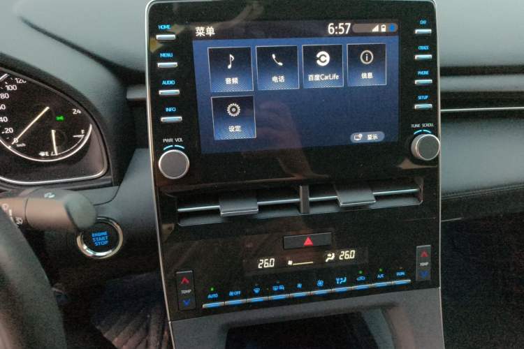 Used Toyota Avalon 2019 2.0L XLE Premium Edition China VI Audio And AC Panel