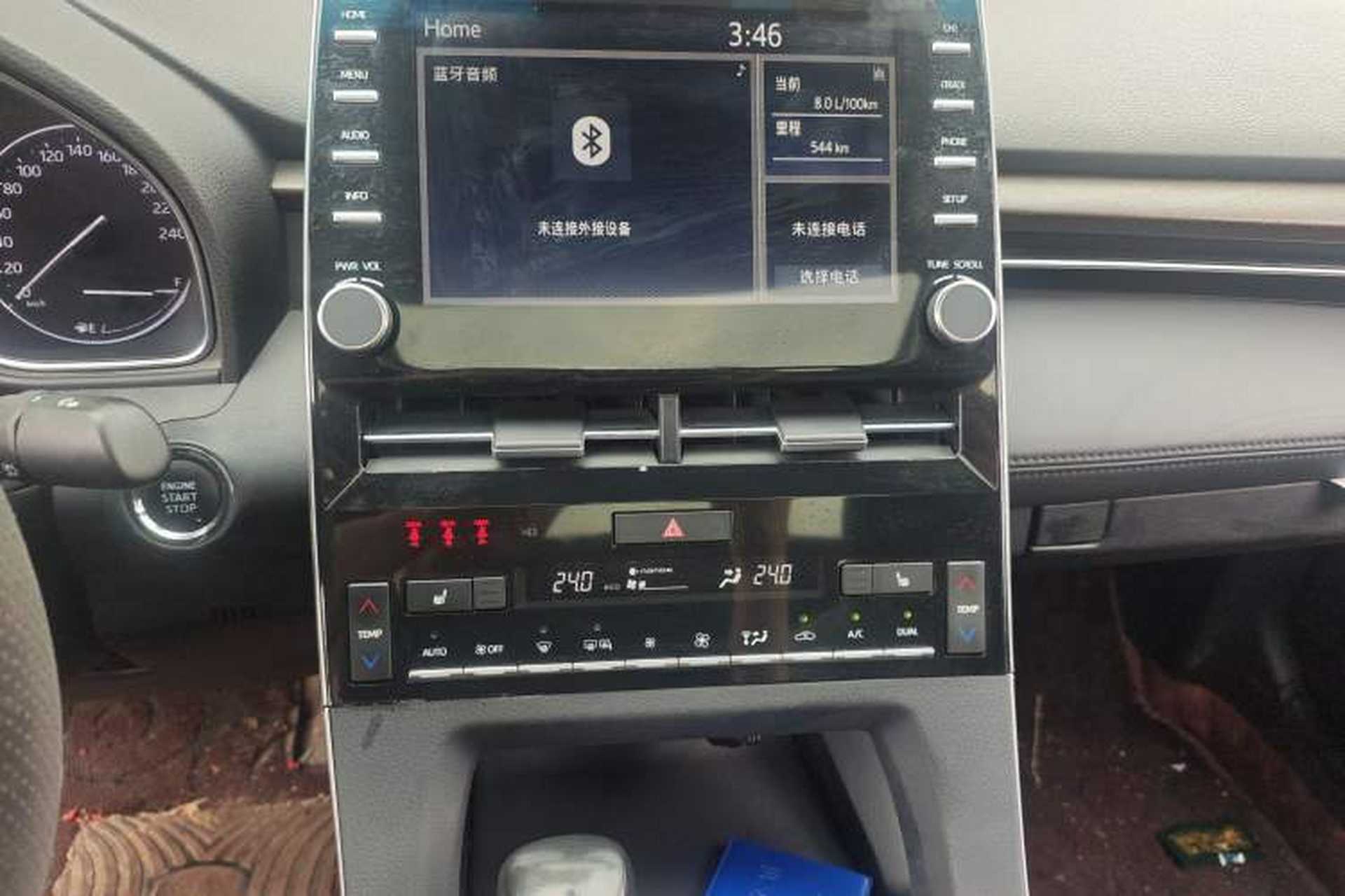 Used Toyota Avalon 2019 2.5L Touring Premium Version China V Standard Audio And AC Panel