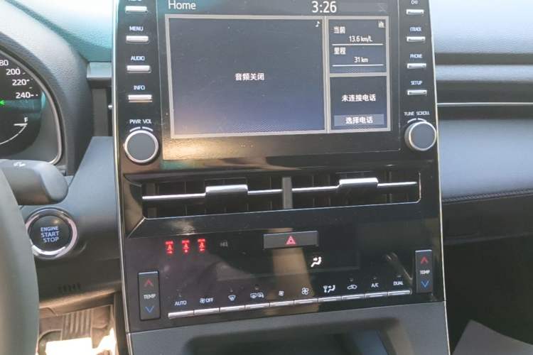 Used Toyota Avalon 2019 2.0L Luxury Edition China VI Standard Audio And AC Panel