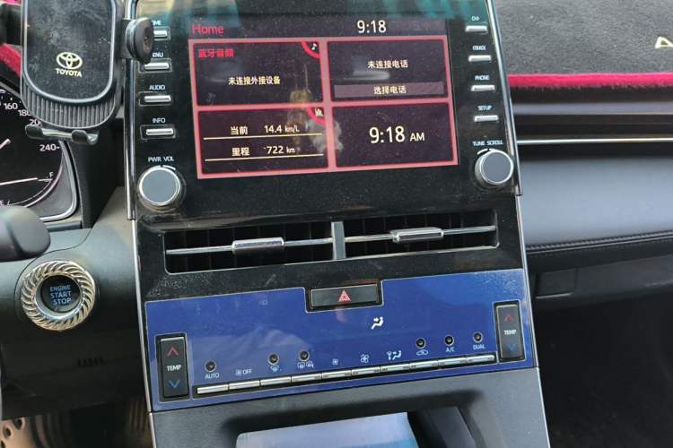 Used Toyota Avalon 2019 2.0L XLE Premium Edition China VI Audio And AC Panel