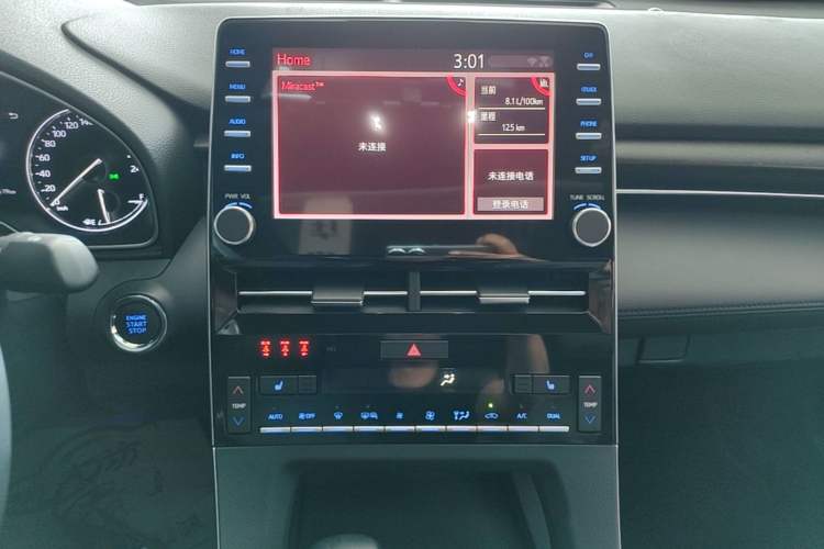 Used Toyota Avalon 2019 2.5L Touring Premium Version China VI Standard Audio And AC Panel