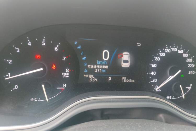 Used Toyota Avalon 2019 2.0L Luxury Edition China VI Standard Odometer Close Up
