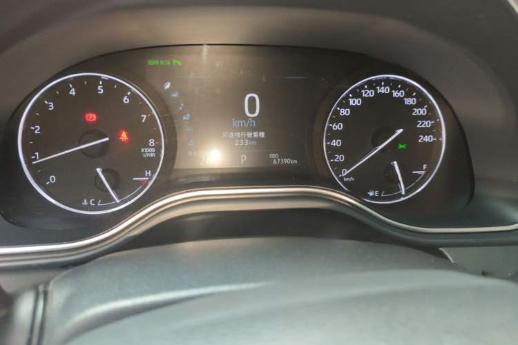 Used Toyota Avalon 2019 2.0L XLE Premium Edition China VI Odometer Close Up
