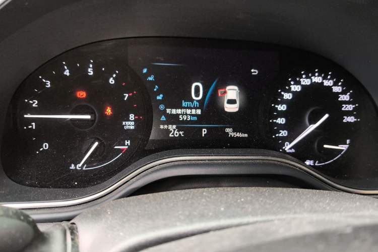 Used Toyota Avalon 2019 2.5L Ambition Version China VI Standard Odometer Close Up