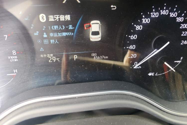 Used Toyota Avalon 2019 2.5L Ambition Version China V Standard Odometer Close Up