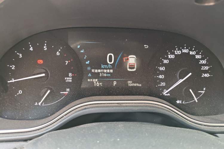 Used Toyota Avalon 2019 2.0L Luxury Edition China VI Standard Odometer Close Up