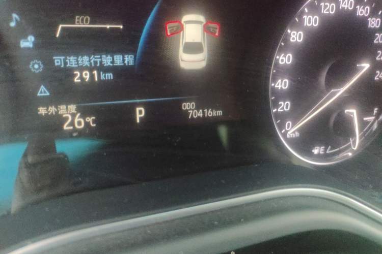 Used Toyota Avalon 2019 2.0L XLE Premium Edition China VI Odometer Close Up
