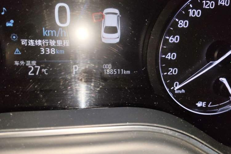 Used Toyota Avalon 2019 2.5L Touring Premium Version China VI Standard Odometer Close Up