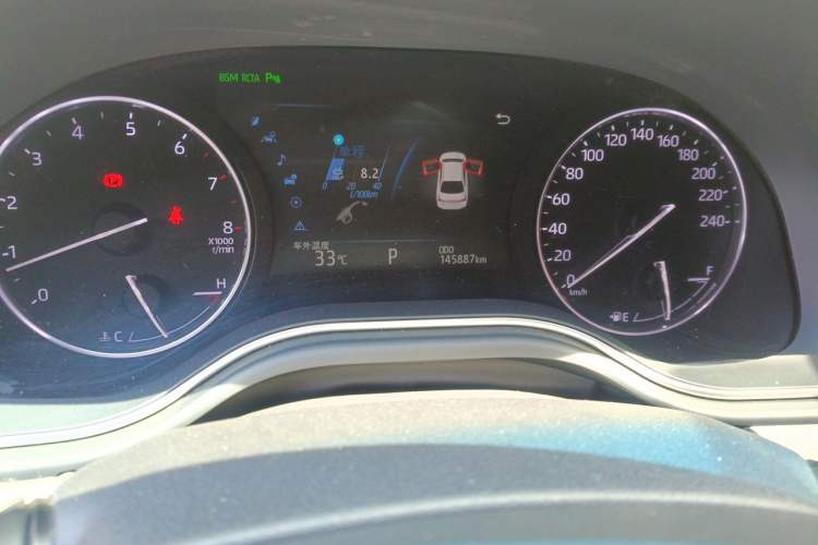 Used Toyota Avalon 2019 2.5L Touring Premium Version China VI Standard Odometer Close Up