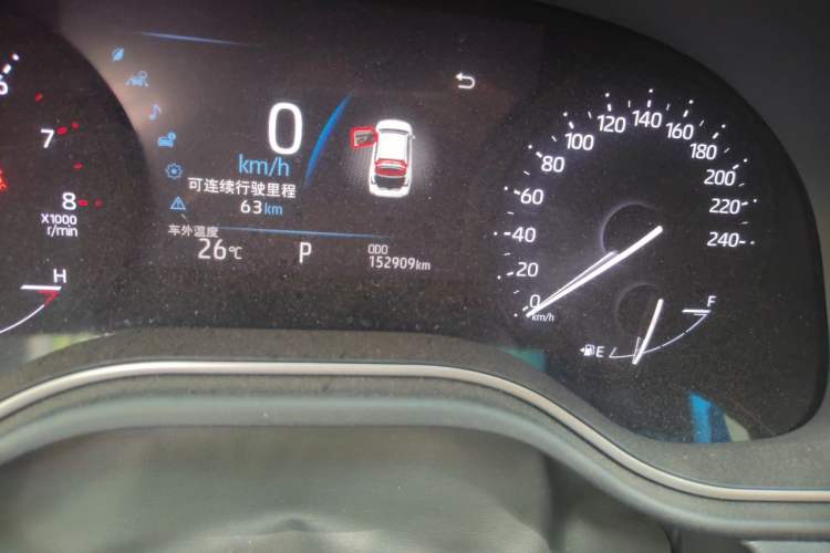 Used Toyota Avalon 2019 2.5L Ambition Version China VI Standard Odometer Close Up