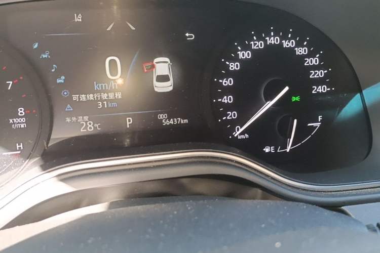 Used Toyota Avalon 2019 2.0L Luxury Edition China VI Standard Odometer Close Up