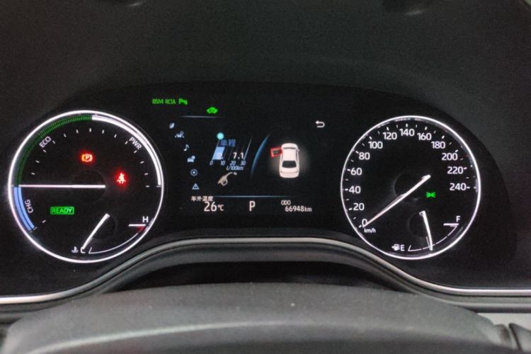 Used Toyota Avalon 2019 Dual-Engine 2.5L XLE Prestige Version China VI Standard Odometer Close Up