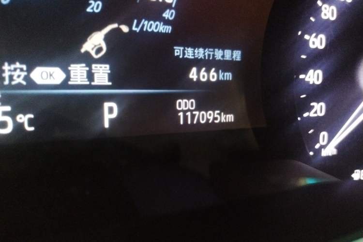Used Toyota Avalon 2019 2.0L Luxury Edition China VI Standard Odometer Close Up