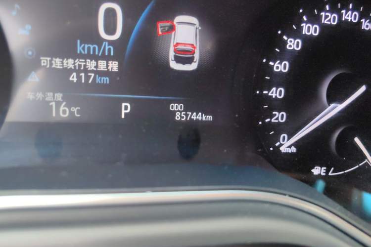 Used Toyota Avalon 2019 2.5L Ambition Version China VI Standard Odometer Close Up
