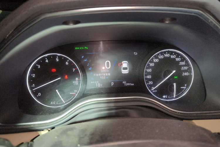 Used Toyota Avalon 2019 2.5L Touring Premium Version China VI Standard Odometer Close Up