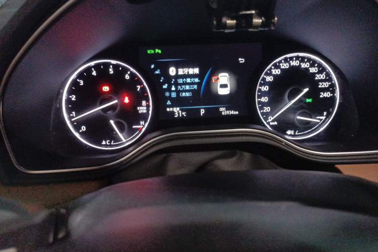 Used Toyota Avalon 2019 2.5L Touring Premium Version China VI Standard Odometer Close Up