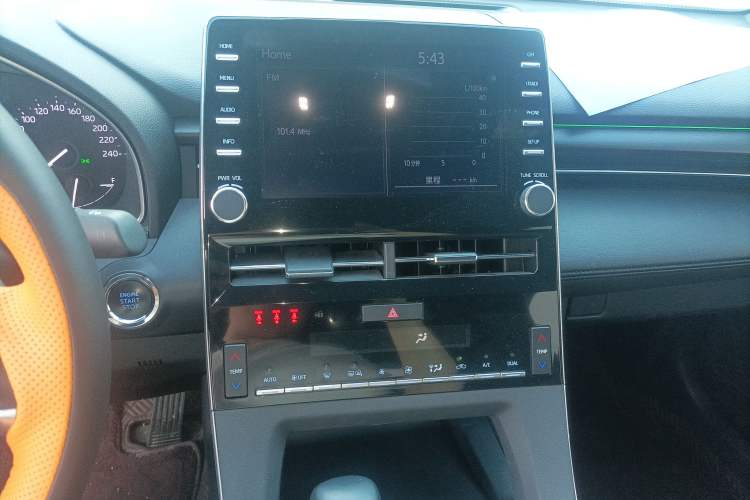 Used Toyota Avalon 2021 2.5L Luxury Edition Audio And AC Panel