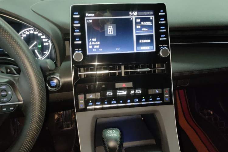 Used Toyota Avalon 2021 2.5L Touring Prestige SPORT Edition Audio And AC Panel