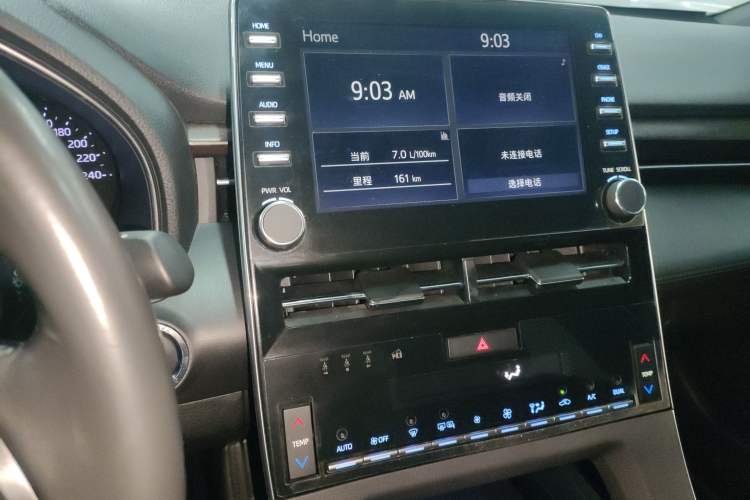 Used Toyota Avalon 2021 2.5L Luxury Edition Audio And AC Panel