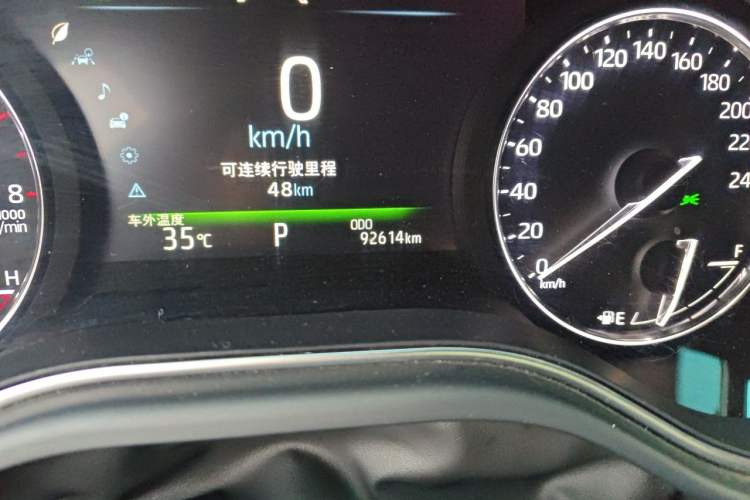 Used Toyota Avalon 2021 2.5L Touring Prestige SPORT Edition Odometer Close Up