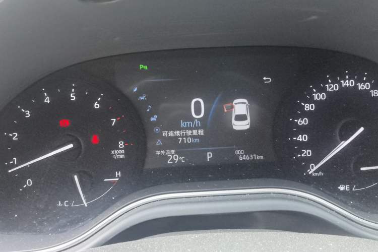 Used Toyota Avalon 2021 2.5L Luxury Edition Odometer Close Up
